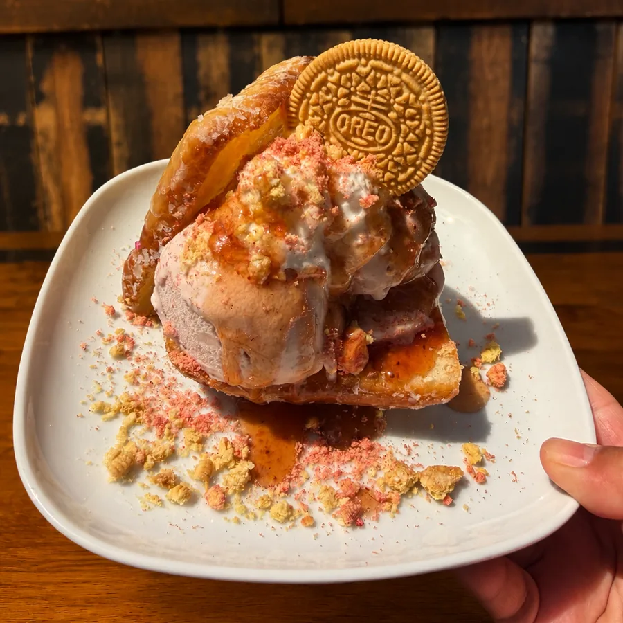 Strawberry Shortcake Burger from Crank & Boom