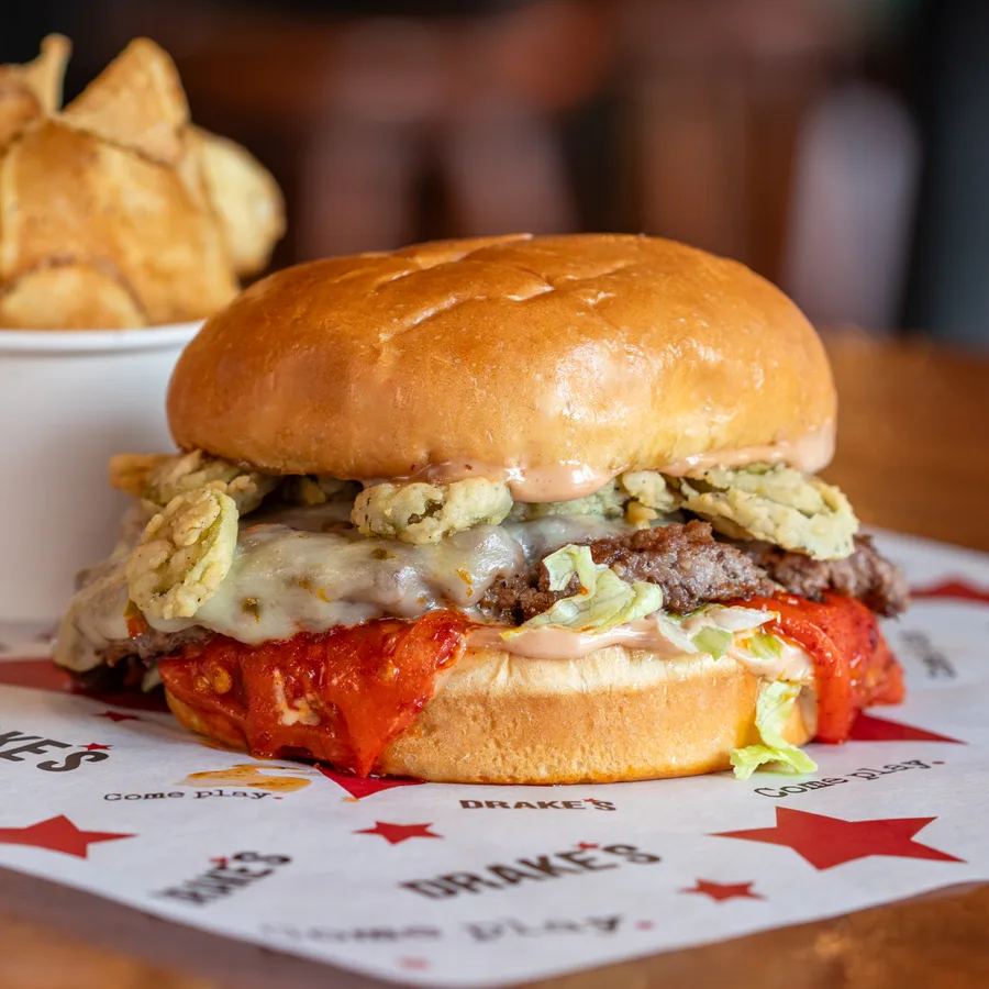 Fireworks Burger from Drake's