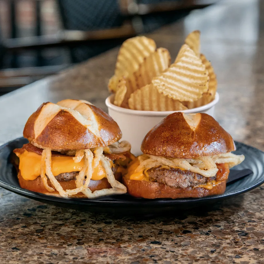 Mini Taphouse Burgers from Harry's