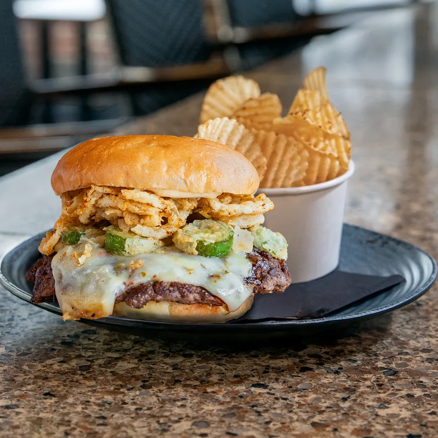 Campfire Burger from Harry's