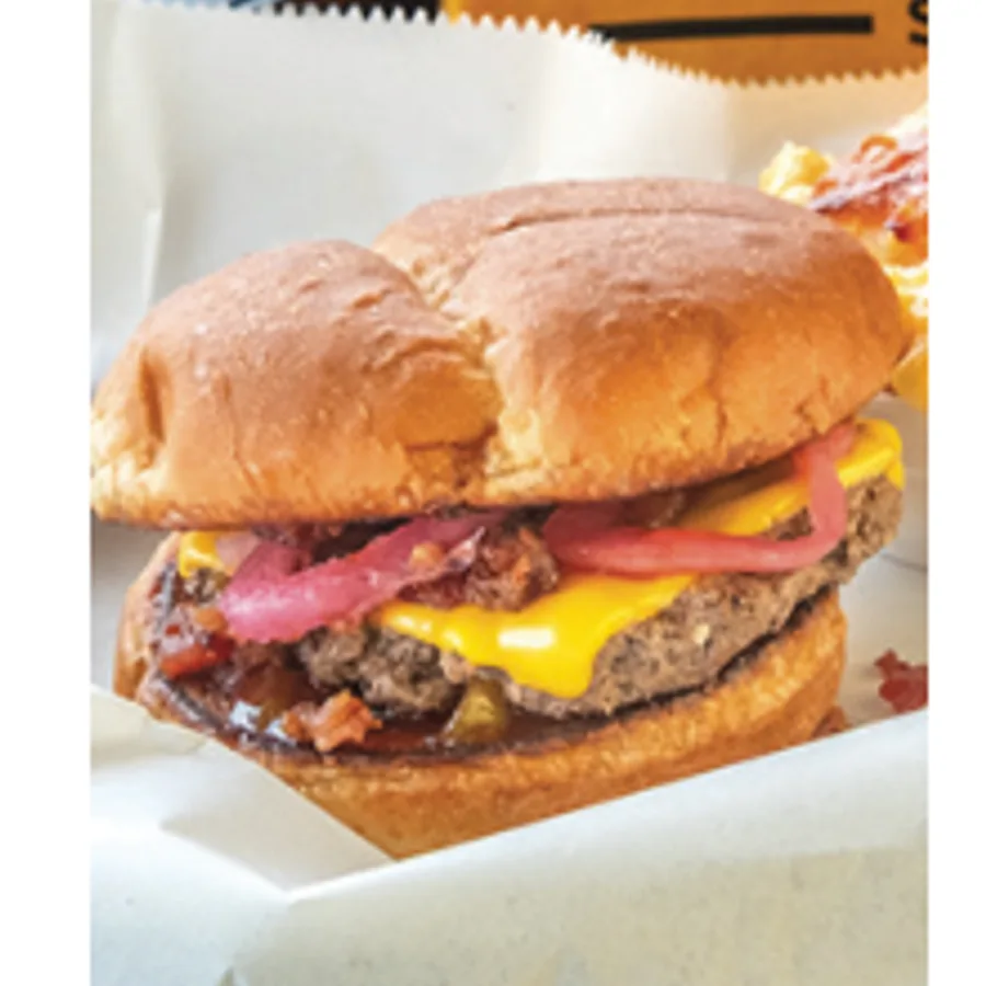 The Rebel Burger from Honey J's